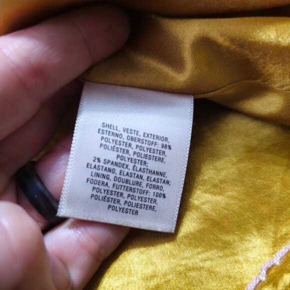 Anthropologie Maeve Textured Jacquard Skirt 4 Yellow Blue Floral Pleated Short - Picture 6 of 10